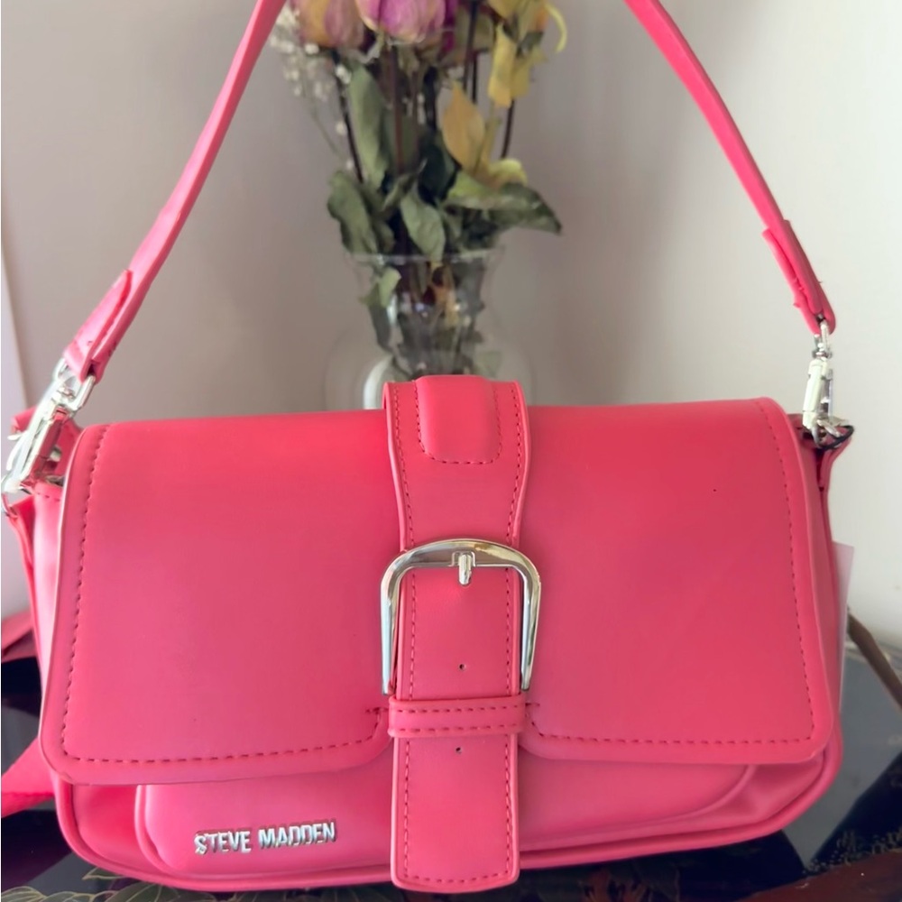Steve Madden Vibrant Pink Shoulder Bag